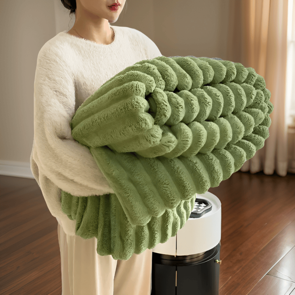 Cozy Fleece Deken – Superzachte & Warme Plaid voor Bank en BedCozyBlanket - Lyxig Plyschfleecefilt för Soffan - Mjuk, Varm och Mysig filt för Soffan och Vardagsrummet
