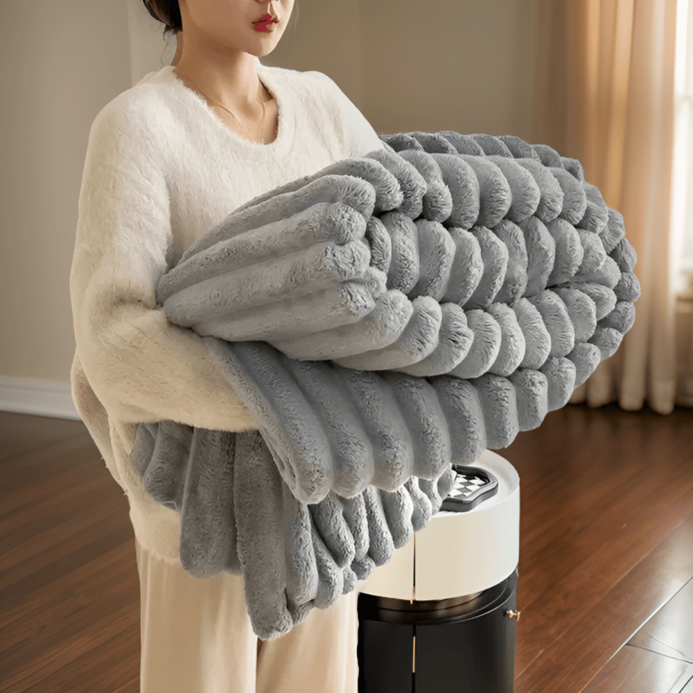 Cozy Fleece Deken – Superzachte & Warme Plaid voor Bank en BedCozyBlanket - Lyxig Plyschfleecefilt för Soffan - Mjuk, Varm och Mysig filt för Soffan och Vardagsrummet