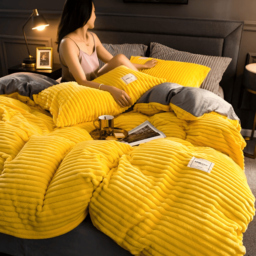 Cozy Comforter – Fluffy Dekbedovertrek voor Ultiem Slaapcomfort | Vier Seizoenen
