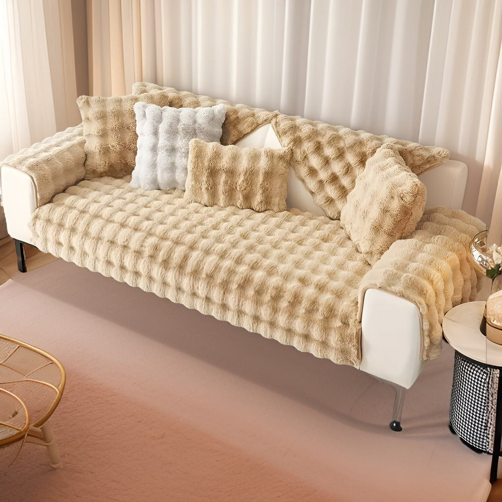 Luxe Sofa Cover – Dikke Pluche Bankhoes Beschermt Tegen Honden- en Kattenharen
