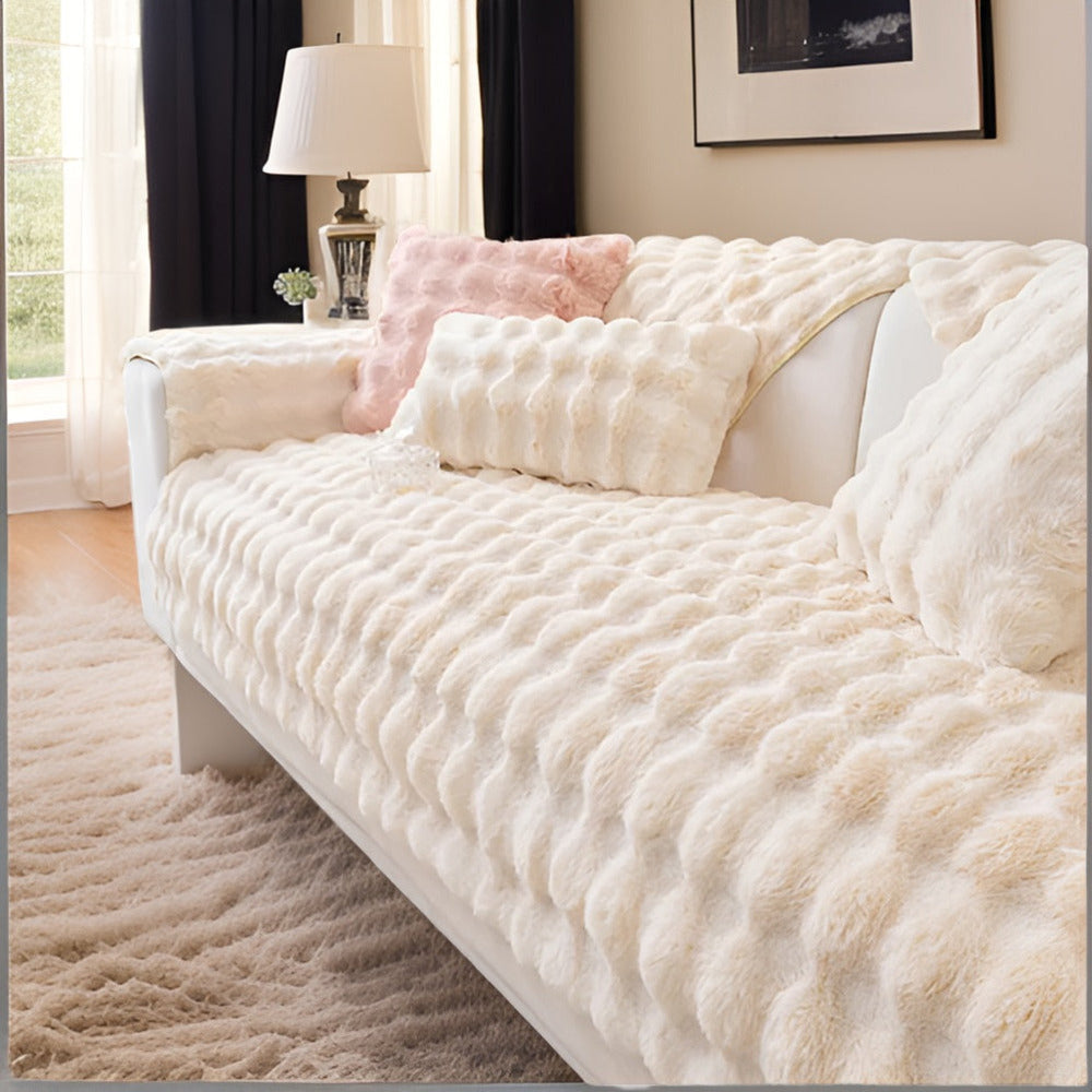 Luxe Sofa Cover – Dikke Pluche Bankhoes Beschermt Tegen Honden- en Kattenharen