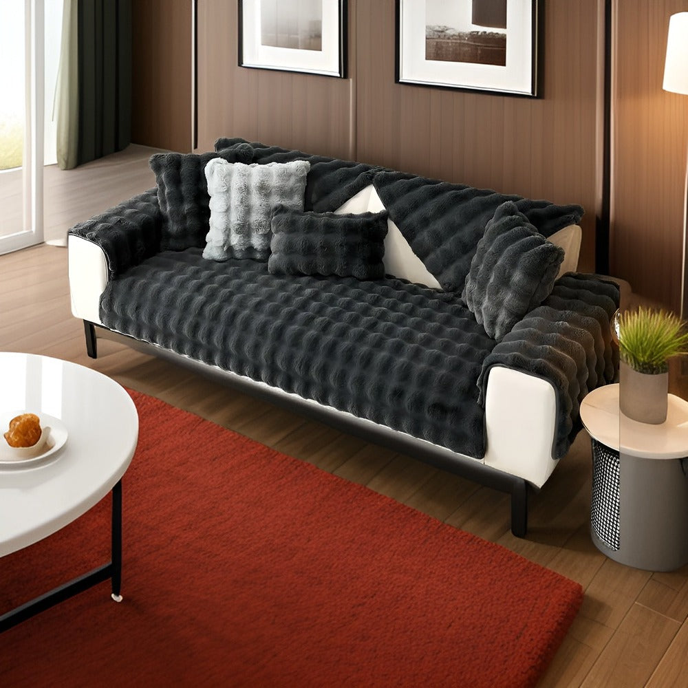 Luxe Sofa Cover – Dikke Pluche Bankhoes Beschermt Tegen Honden- en Kattenharen