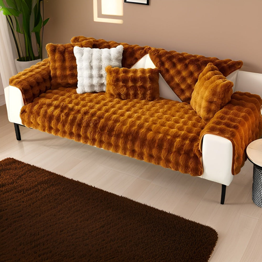 Luxe Sofa Cover – Dikke Pluche Bankhoes Beschermt Tegen Honden- en Kattenharen