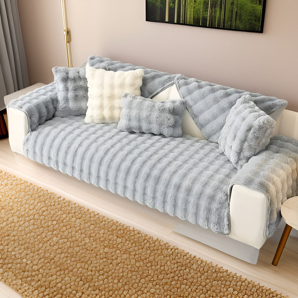 Luxe Sofa Cover – Dikke Pluche Bankhoes Beschermt Tegen Honden- en Kattenharen