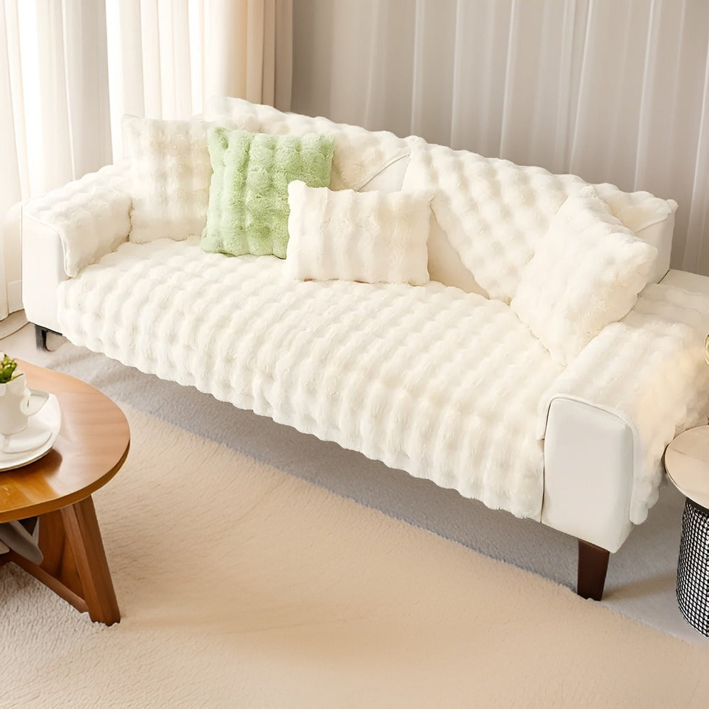 Luxe Sofa Cover – Dikke Pluche Bankhoes Beschermt Tegen Honden- en Kattenharen