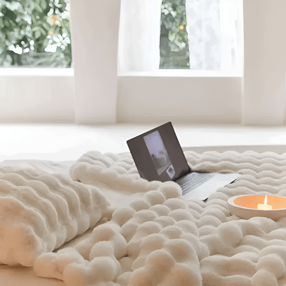 Geruite Fleece Deken – Superzachte en Warme Plaid voor Bed en Bank