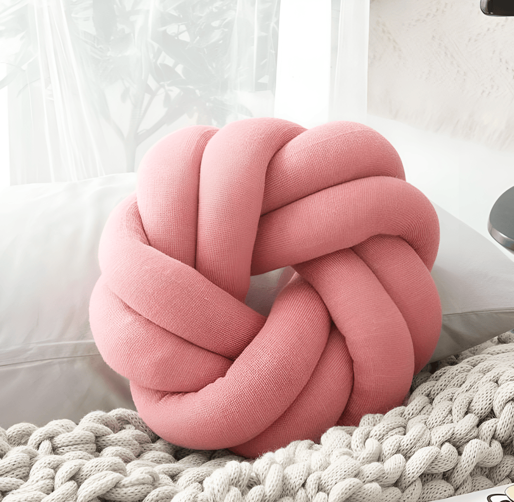 Katoenen Knoopkussen – Decoratief & Comfortabel Sierkussen voor Bank of Bed