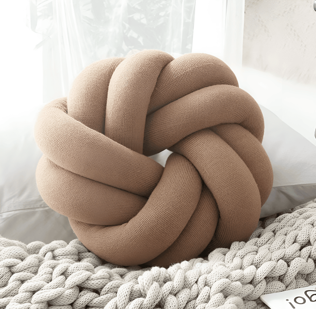Katoenen Knoopkussen – Decoratief & Comfortabel Sierkussen voor Bank of Bed