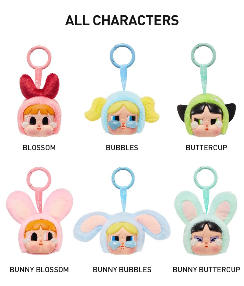 Labubu Crybaby x Powerpuff Girls Blind Box Case (6 Stuks) – Pop Mart Collectibles