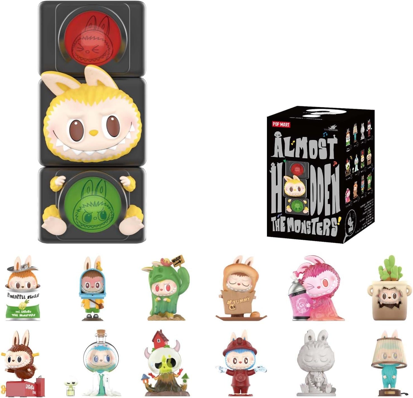 Labubu Almost Hidden Series Blind Box – Pop Mart The Monsters Collectibles (1 Stuk)