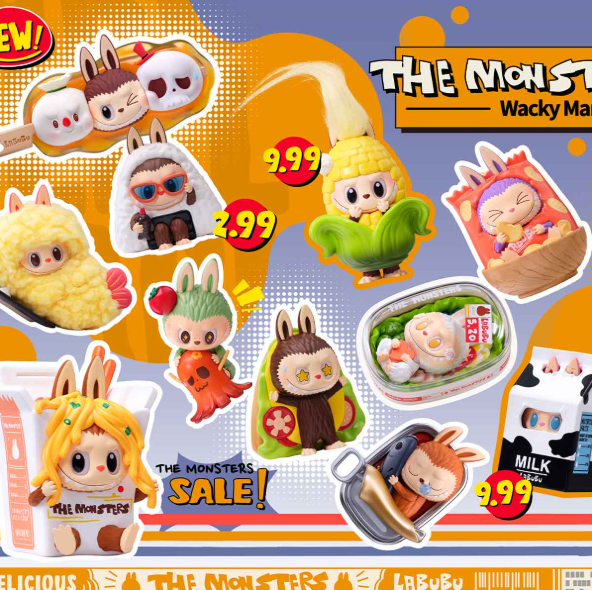 Labubu Wacky Mart Blind Box โ Pop Mart The Monsters Collectibles (1 Stuk)