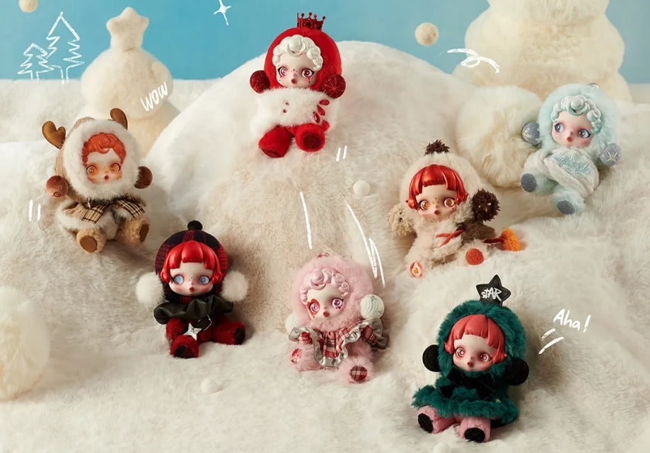 Skullpanda Winter Symphony Blind Box Set (6 stuks) – Pop Mart Limited Plush Serie