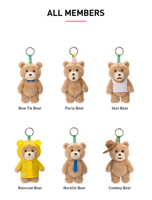 Ted2 Teddy Bear Action Series Blind Box – Pop Mart Collectibles (1 Stuk)
