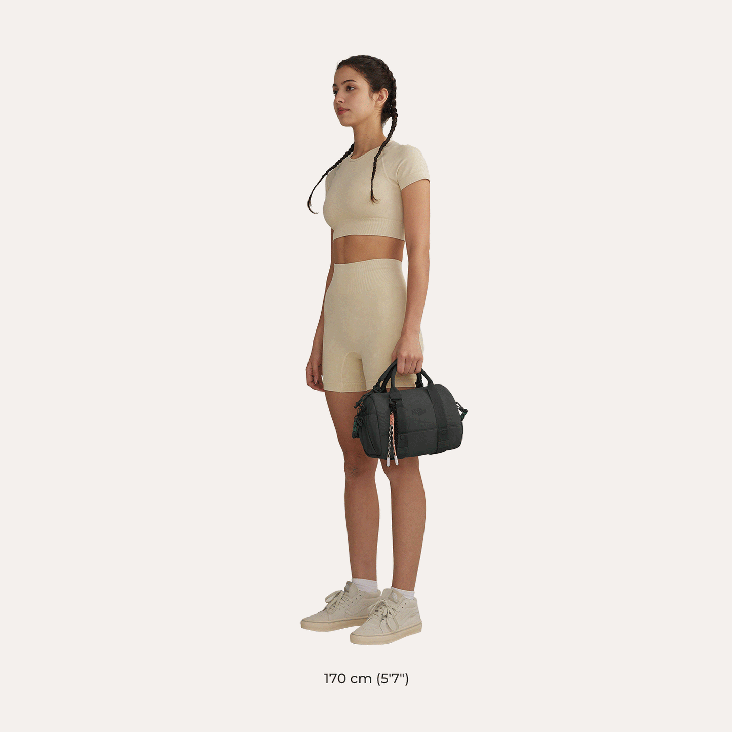Lichtroze Sporttas 24L – Compacte Duffeltas met Schoenenvak & Waterafstotend Design voor Gym & Dagelijks Gebruik