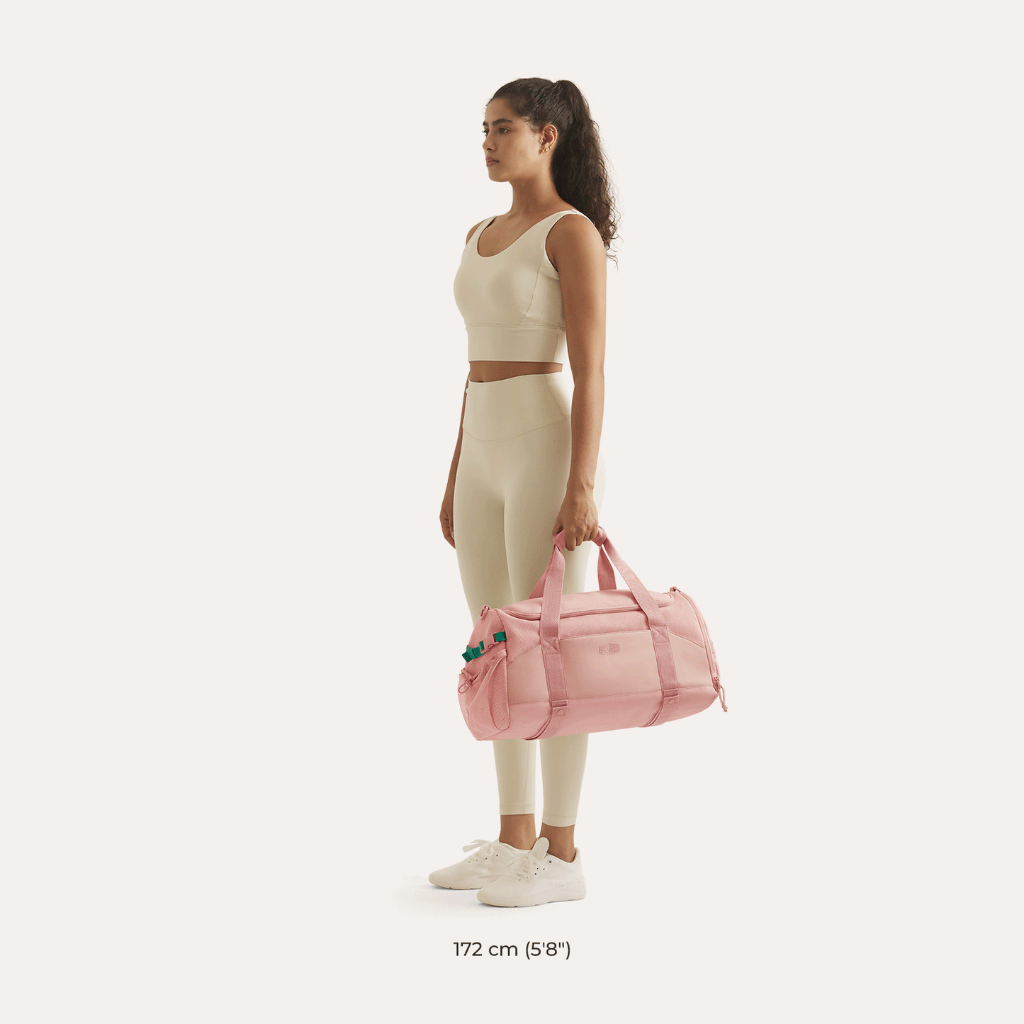 Beige Duffeltas 36L – Waterafstotende Sport- & Reistas met Schoenenvak en Meerdere Vakken voor Gym & Reizen
