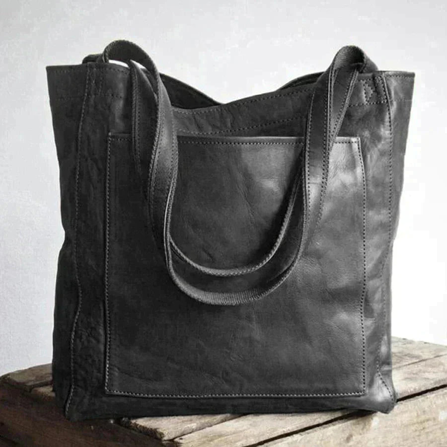 Leren Shopper Dames – Ruime Schoudertas van Echt Leer