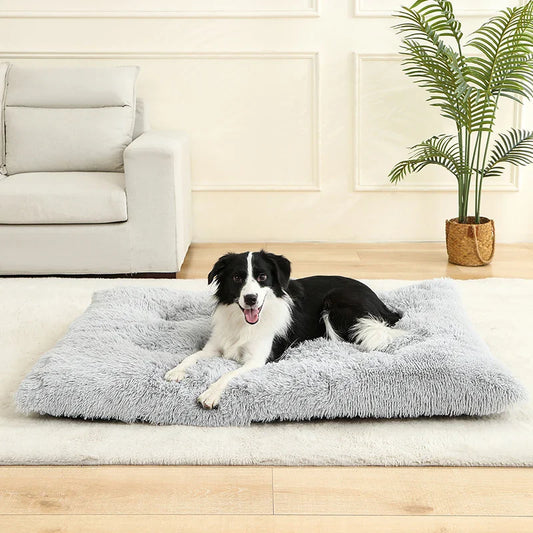 Fluffy Hondenmat & Kattenmat – Rechthoekig Comfort Kussenbed