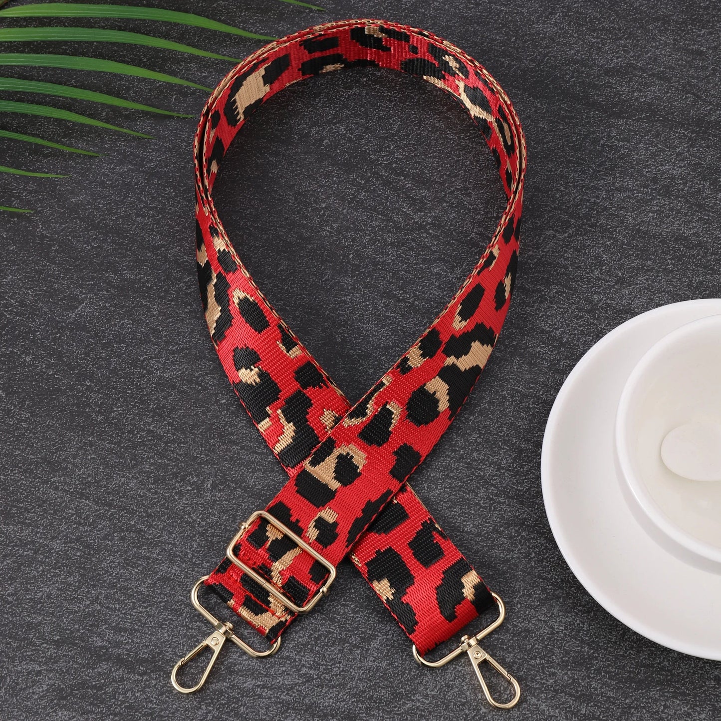 Schouderband voor Handtassen β Verstelbaar & Comfortabel β Luipaard Print