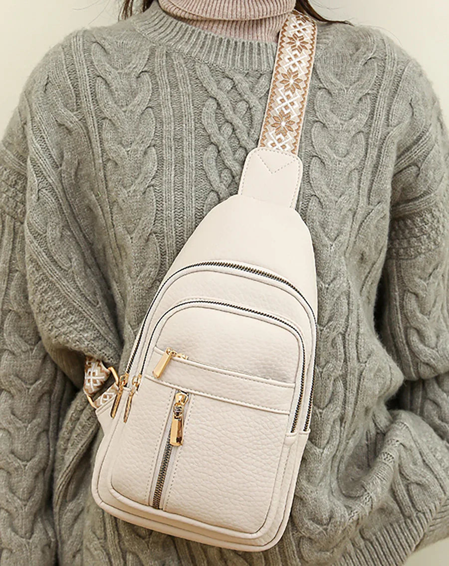 Trendy Crossbody Sling Bag – Praktische Schoudertas met Verstelbare Band