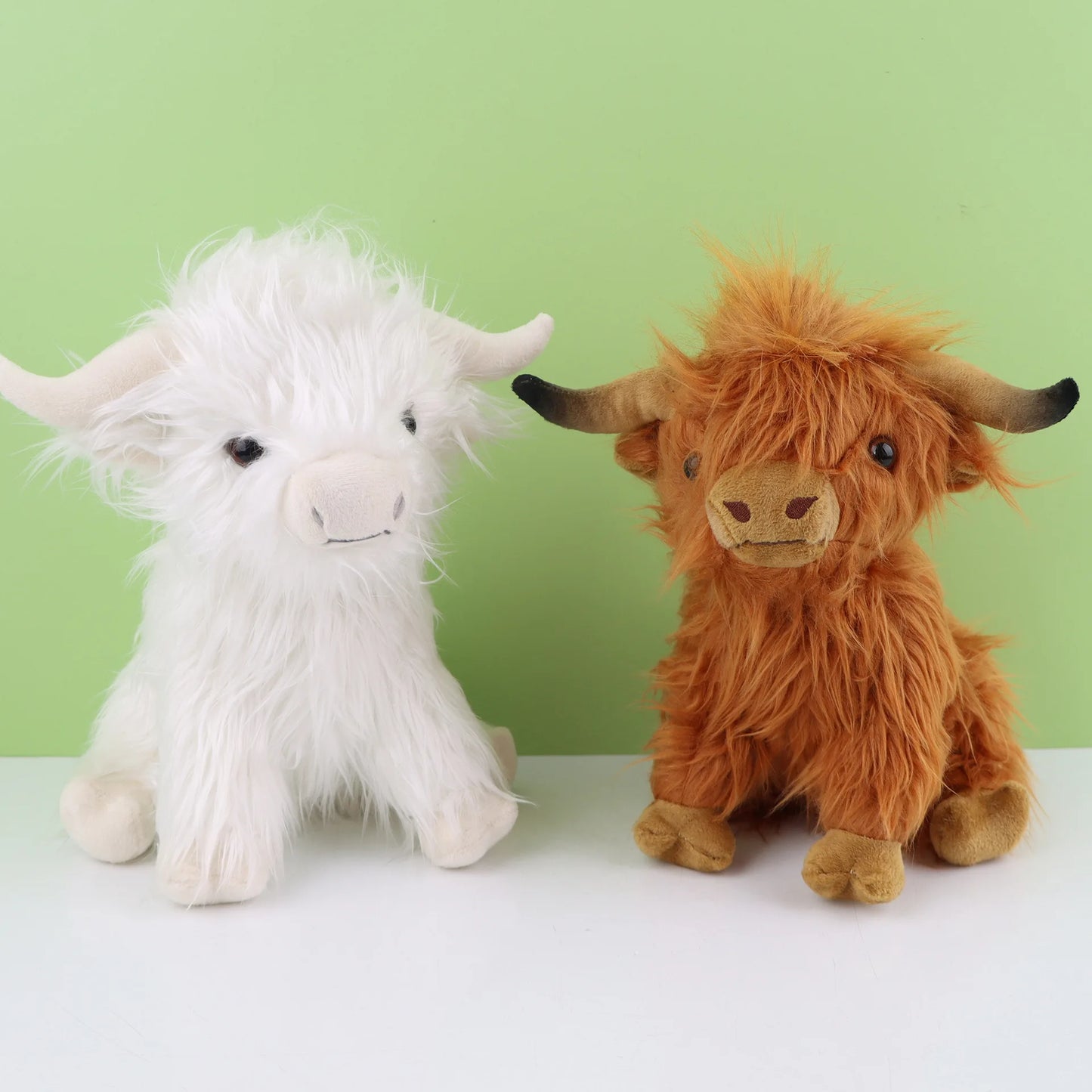 Highland Cow Knuffel – Realistisch & Zacht Pluche Knuffeldier 29 cm