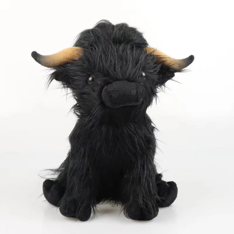 Highland Cow Knuffel – Realistisch & Zacht Pluche Knuffeldier 29 cm