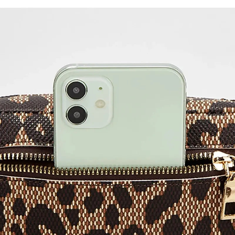 Luxe Crossbody Heuptas – Checker & Panterprint – Unisex