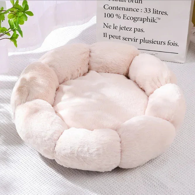 Bloemvormige Hondenmand & Kattenmand – Zachte Fluffy Huisdiermand