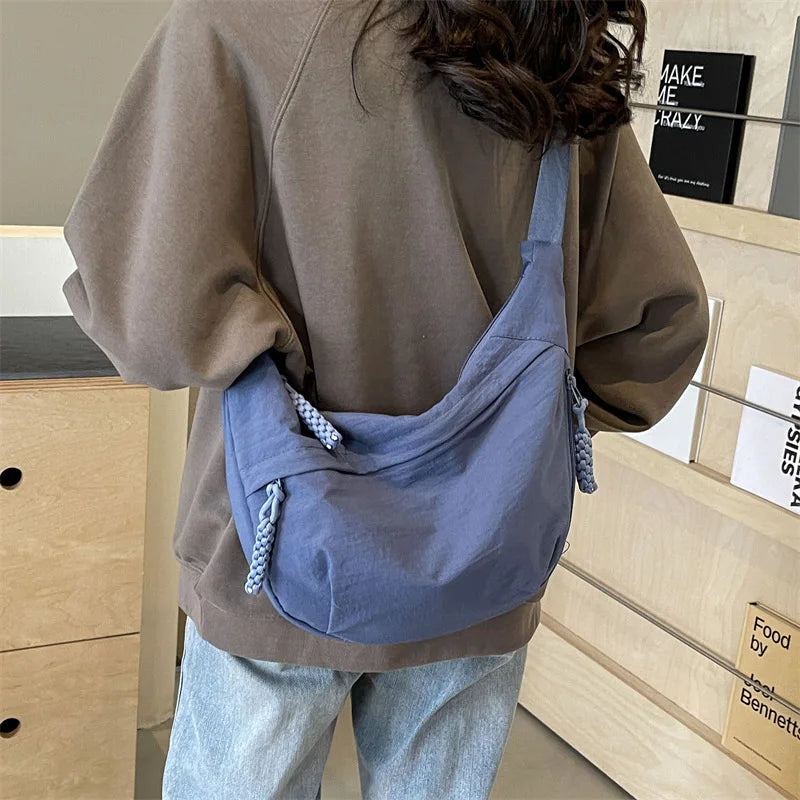 Beige Hobo Crossbody Tas – Ruim, Stijlvol & Comfortabel