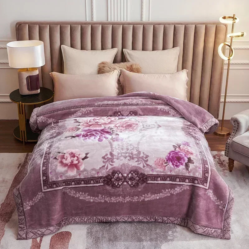 Luxe Winterdeken – Extra Dikke Fleece Plaid met Klassiek Design