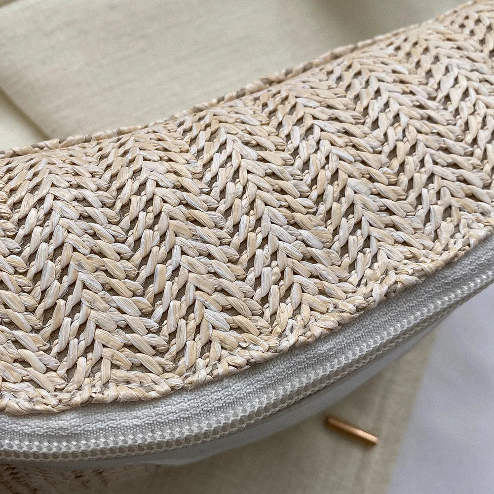 Raffia Crossbody Heuptas – Zomers, Trendy & Comfortabel