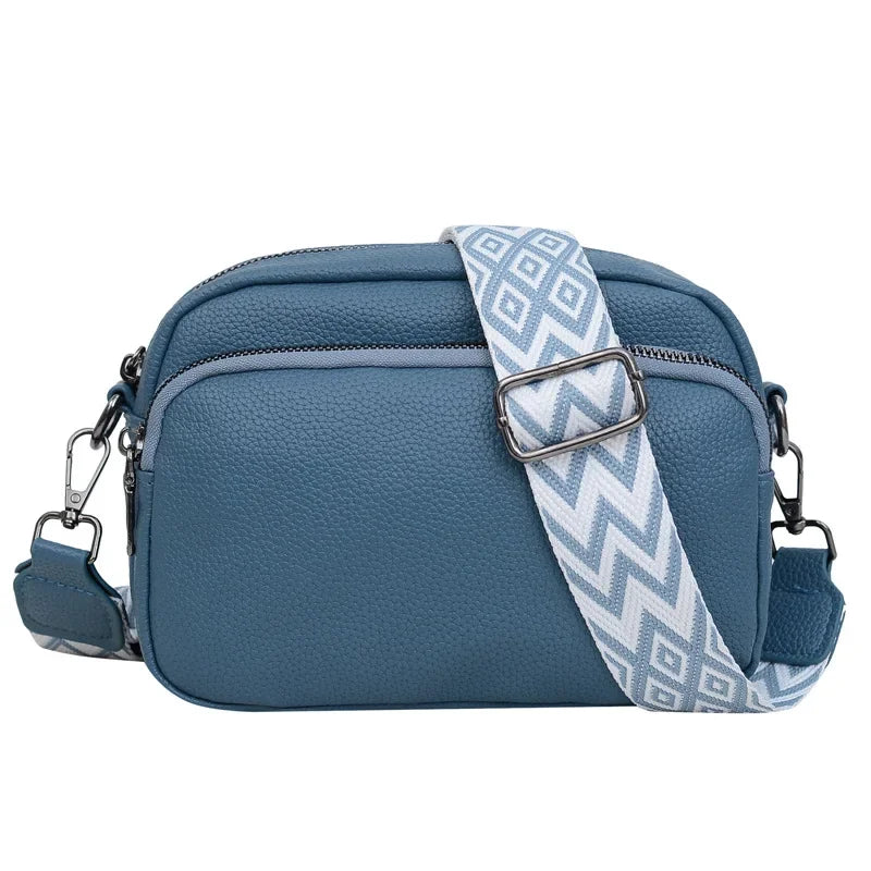 Trendy Schoudertas met Breed Band & Mini Etui – Stijlvol & Praktisch voor Dagelijks Gebruik