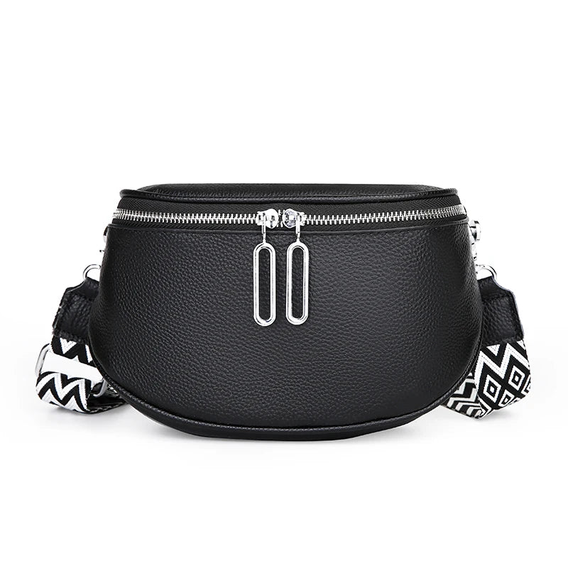 Elegante Crossbody Heuptas – Luxe Schoudertas met Unieke Band