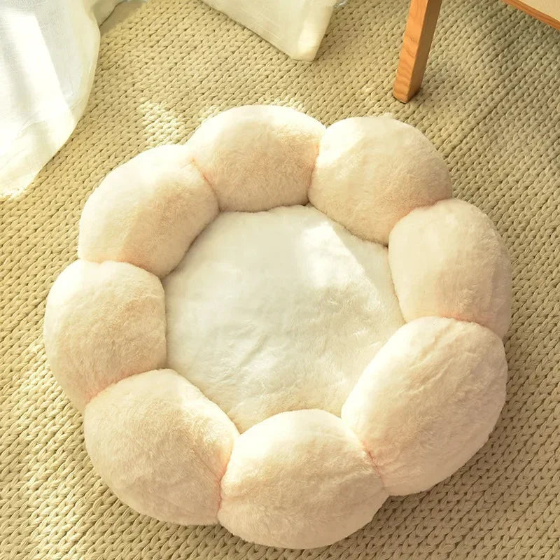 Bloemvormige Hondenmand & Kattenmand – Zachte Fluffy Huisdiermand