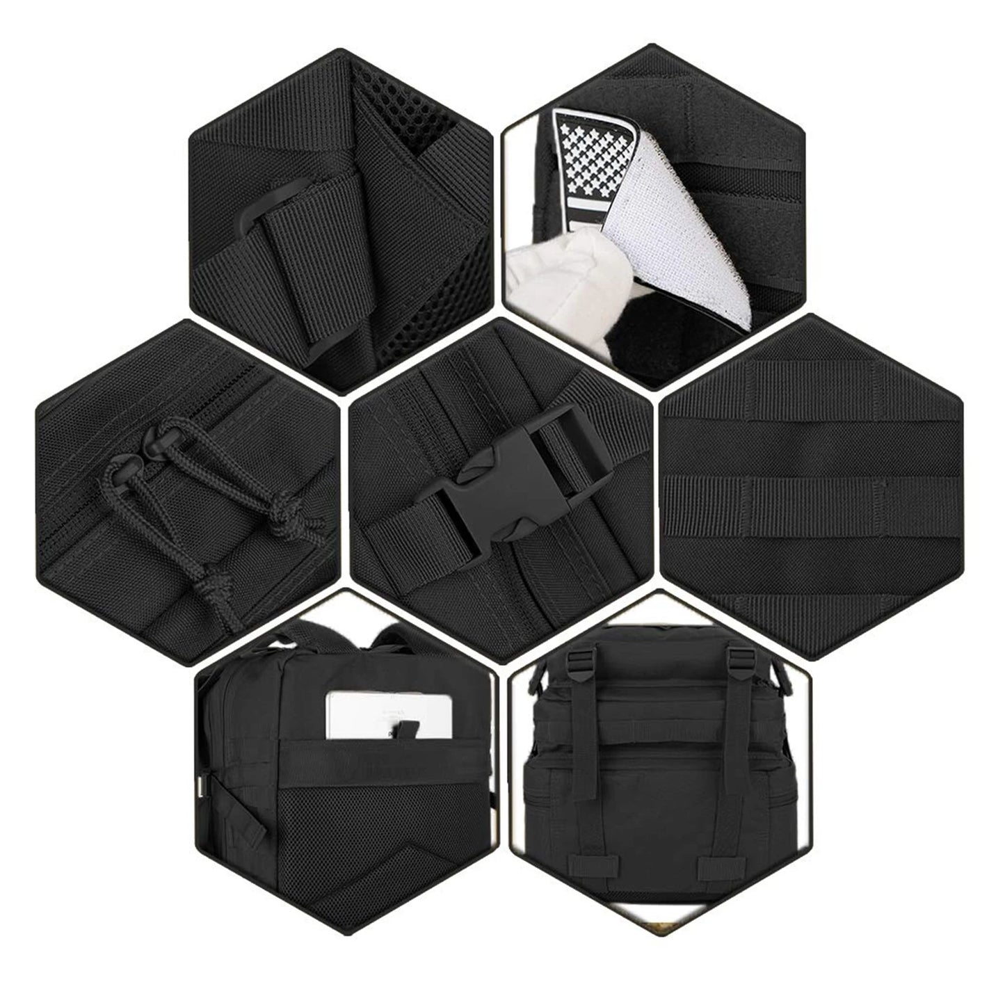 Tactische Rugzak 40L – Waterafstotende Militaire Backpack met MOLLE-systeem