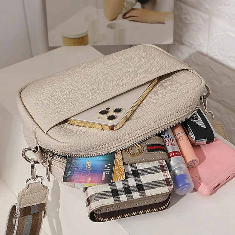 Elegante Schoudertas in Beige – Compact, Stijlvol & Praktisch voor Elke Dag