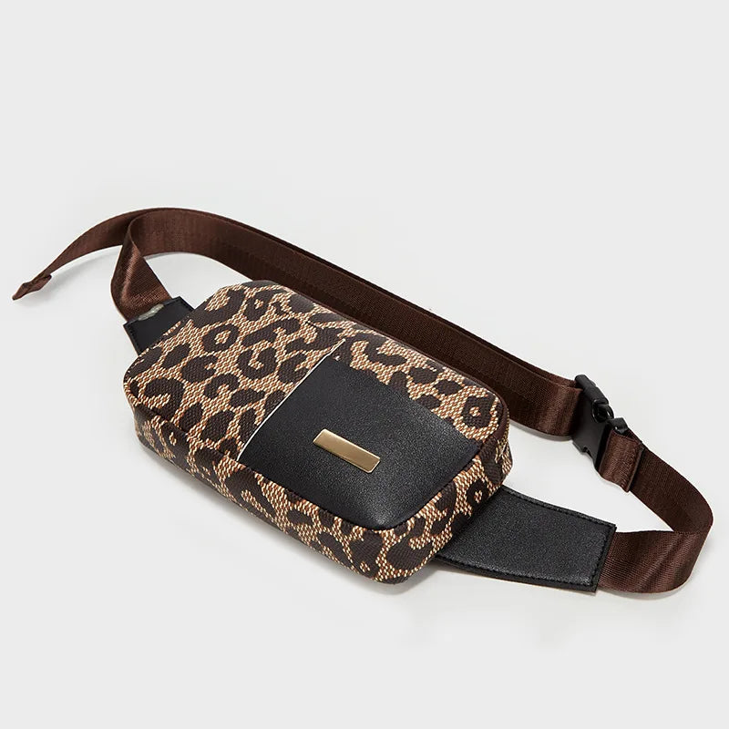 Luxe Crossbody Heuptas – Checker & Panterprint – Unisex