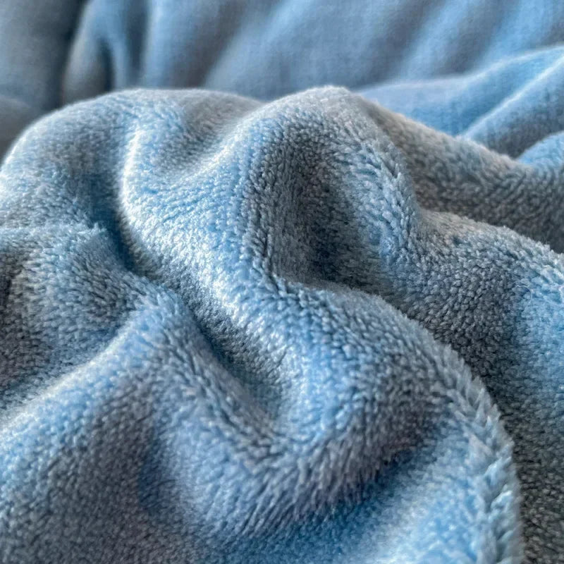 Dikke Fleece Deken met Sherpa Voering – Warme Winterdeken in Meerdere Kleuren