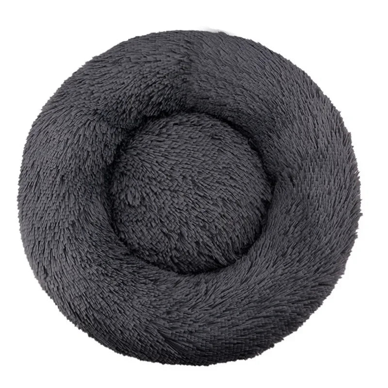 Donut Hondenmand & Kattenmand – Fluffy Anti-Stress Huisdierbed