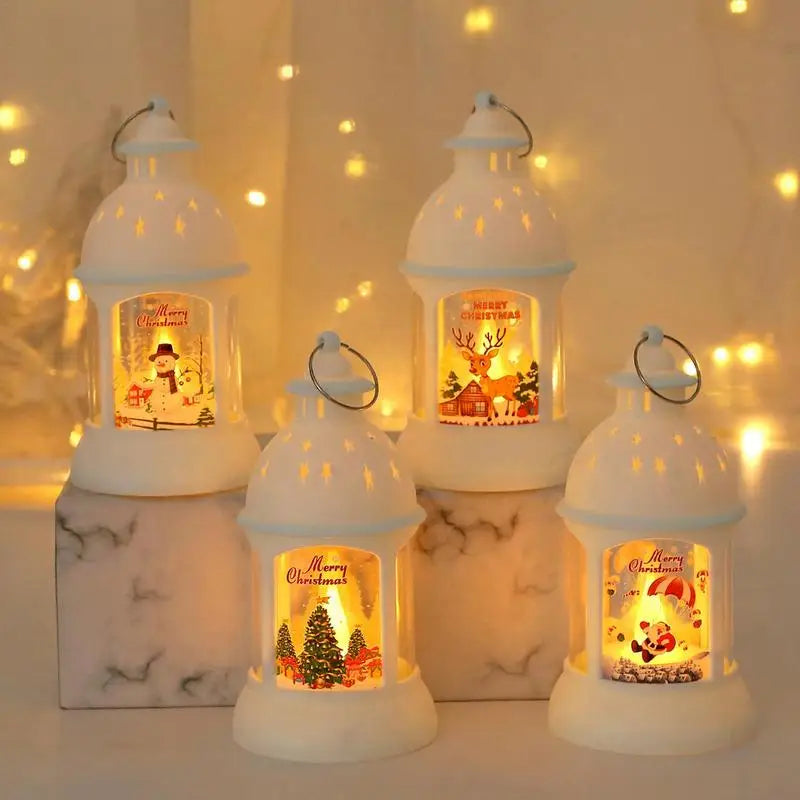 LED kerstlantern op batterij – sfeervolle decoratie voor binnen en buiten