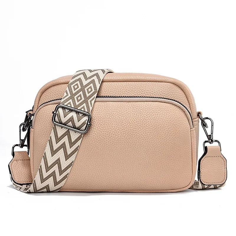 Trendy Schoudertas met Breed Band & Mini Etui – Stijlvol & Praktisch voor Dagelijks Gebruik