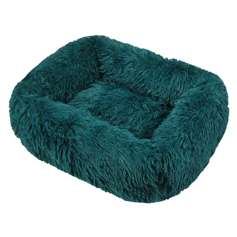 Donut Hondenmand & Kattenmand – Zachte Fluffy Huisdiermand in Meerdere Kleuren