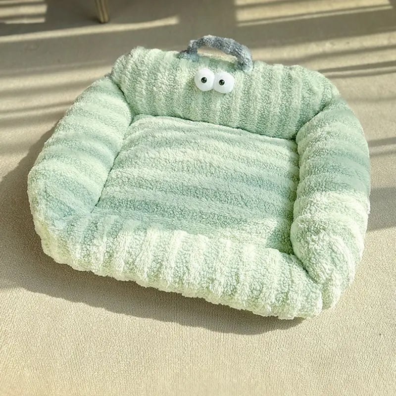 Fluffy Hondenmand & Kattenmand – Zachte Huisdiermand met Schattig Design
