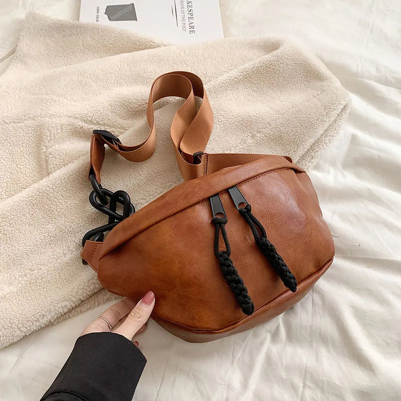 Leren Heuptas – Stoere Crossbody Tas met Verstelbare Band