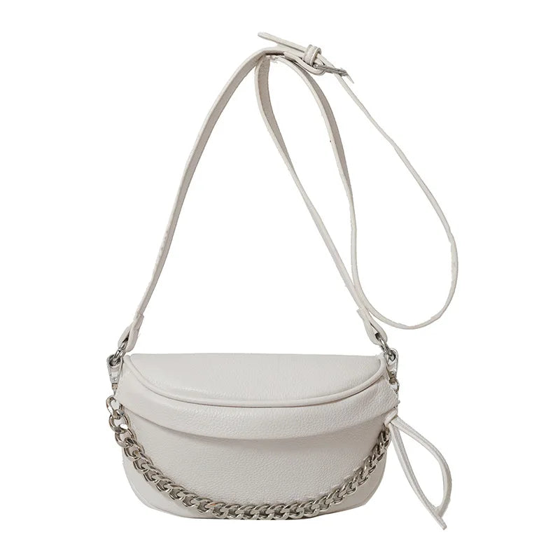 Trendy Crossbody Heuptas met Schakelketting – Chic & Praktisch