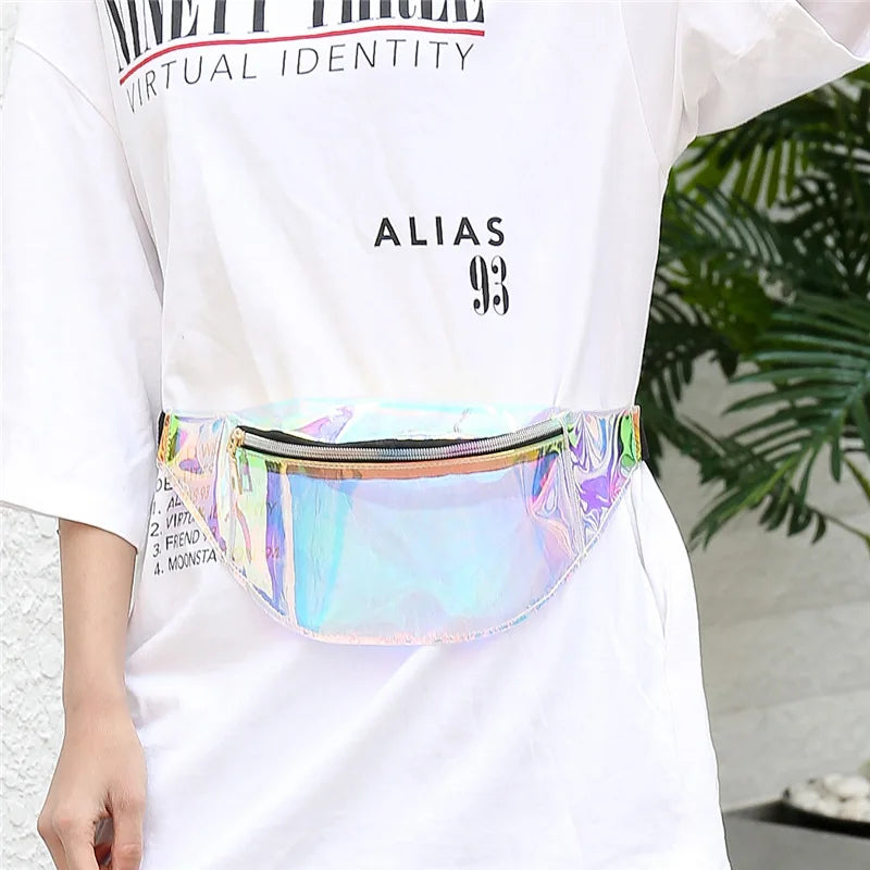 Holografische Heuptas – Festival, Trendy & Comfortabel