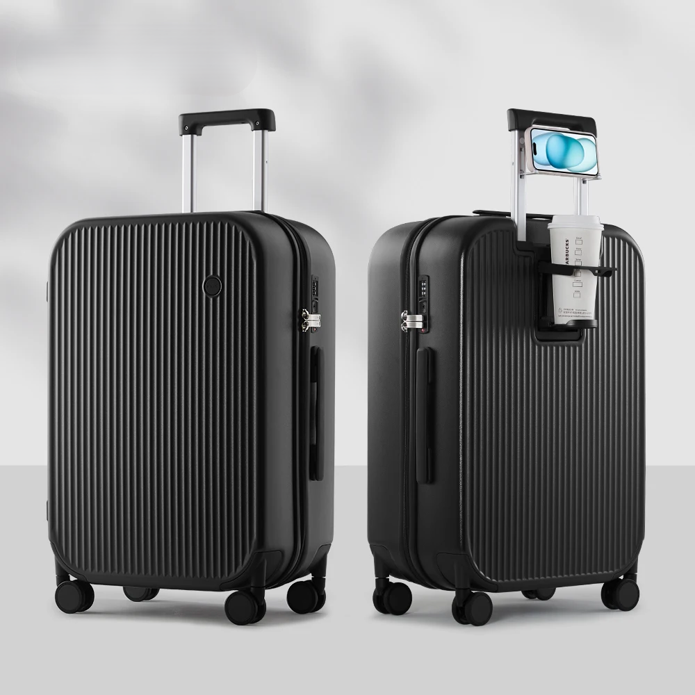 Handbagage Koffer met USB-poort & Tablet Houder – 20/24 Inch – Waterdicht & TSA-slot – Lichtgewicht