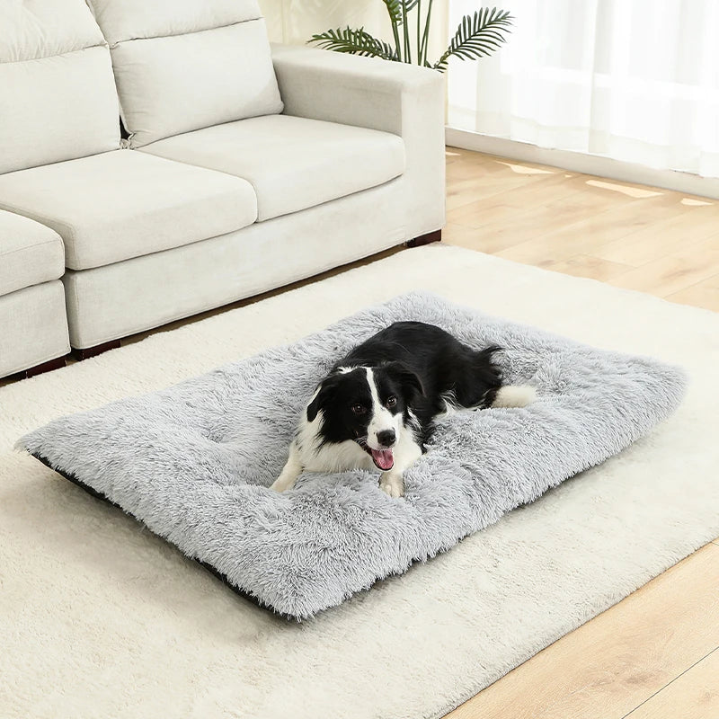 Fluffy Hondenmat & Kattenmat – Rechthoekig Comfort Kussenbed