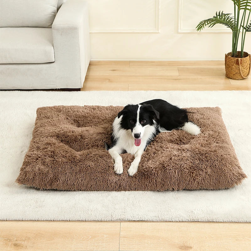 Fluffy Hondenkussen – Zachte Rechthoekige Hondenmand voor Groot & Klein