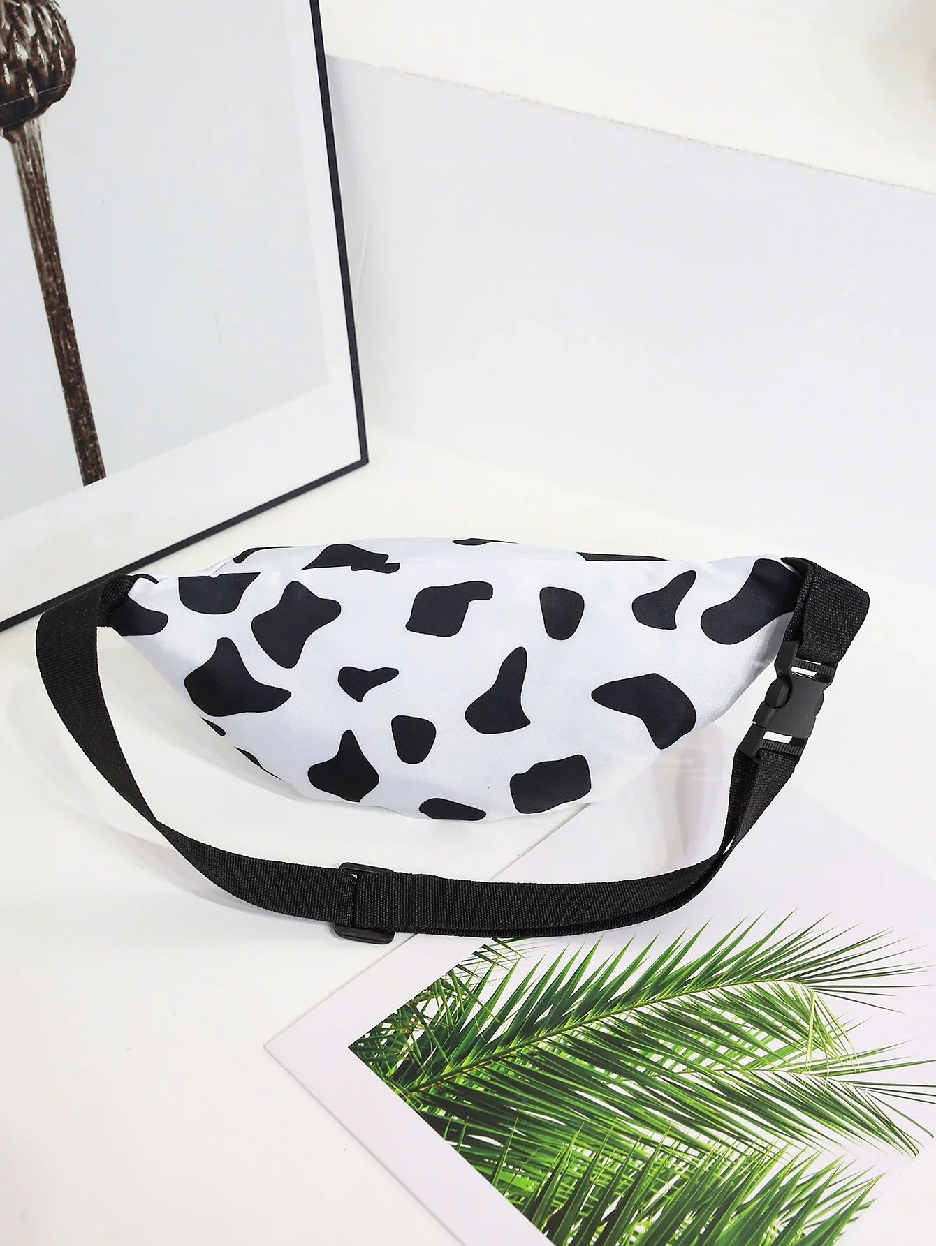 Stijlvolle Crossbody Heuptas met Koeienprint – Trendy & Praktisch