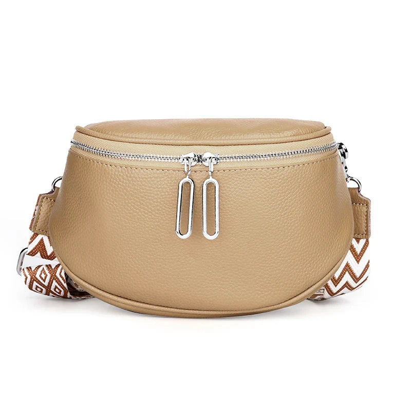 Elegante Crossbody Heuptas – Luxe Schoudertas met Unieke Band